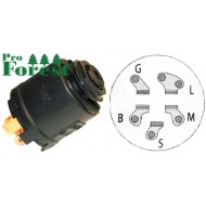  Virtalukko 5-napainen Muovia