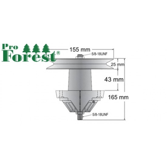  Laakeripesä MTD 42"-leikkuulaite