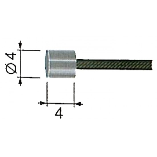  Irtovaijeri nipalla 1,5 mm/ 2500 mm