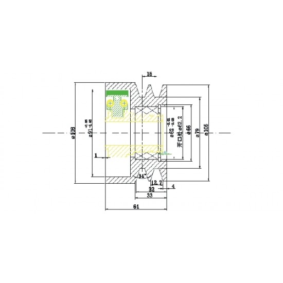  Keskipakoiskytkin ProForest 1" (25,4 mm) akselille