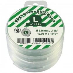 Siimakasetti 10kpl Speed&Go 3,0mm x 5,5m Siimakasetti 10kpl Speed&Go 3,0mm x 5,5m